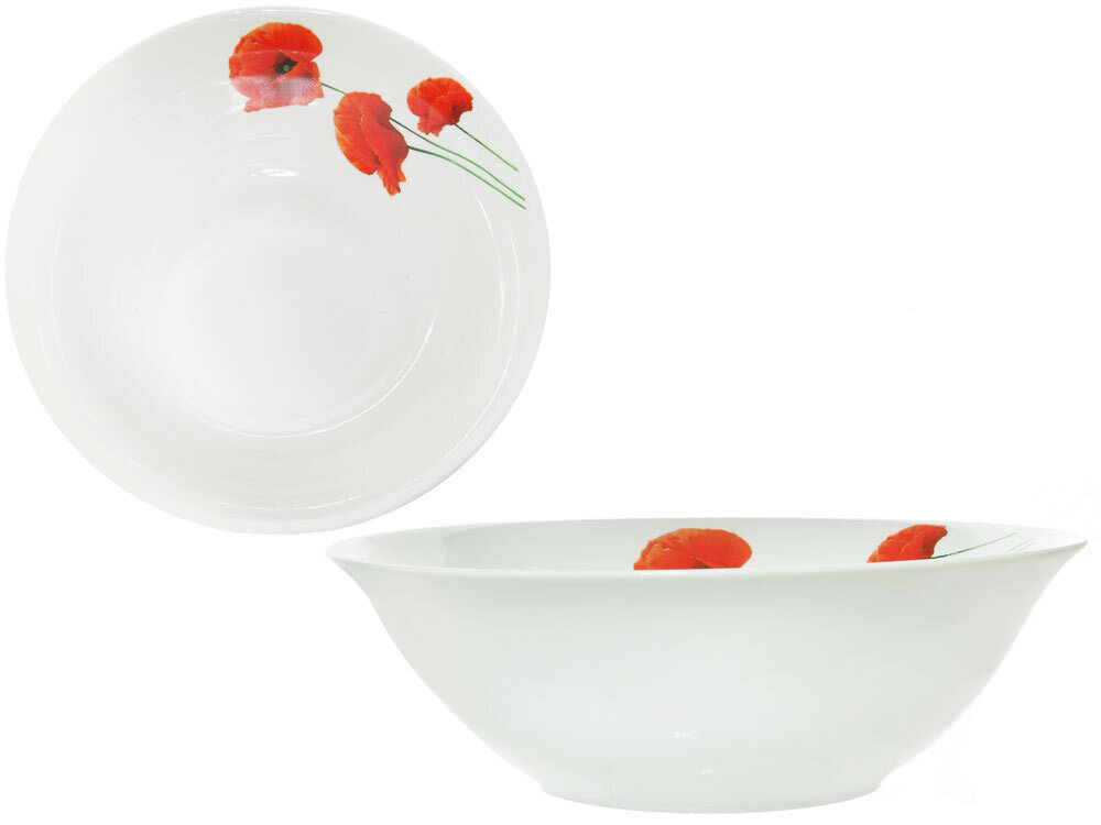 Салатник 600мл 17,5см Маков цвет (эконом) (71277)