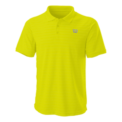 Мужское теннисное поло Wilson Stripe Polo Men - Yellow