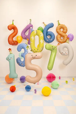 Шар с колпачком "Цифра 6" (86 см)