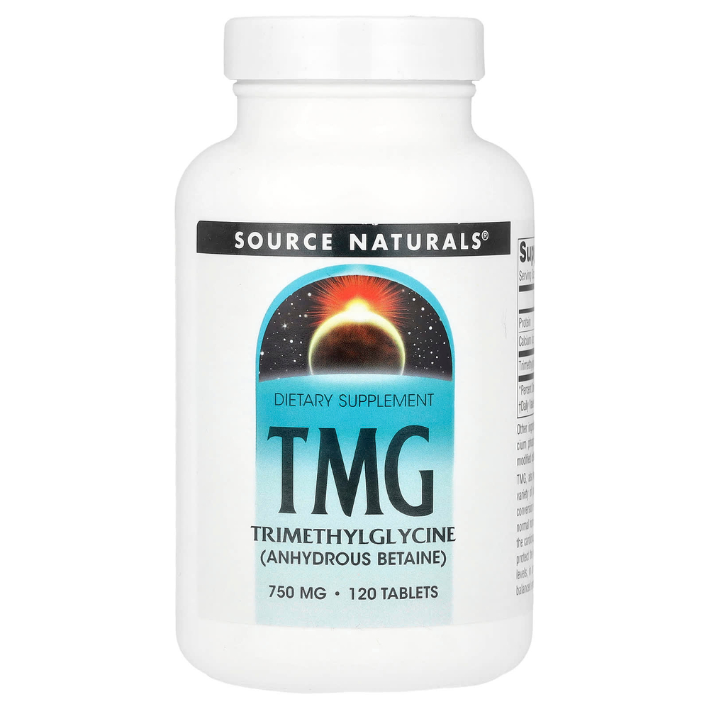 Source Naturals, TMG, 120 таблеток