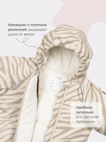 Комбинезон мембранный зимний Mjölk Зебра, утеплитель 250гр/м2