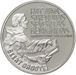 НИДЕРЛАНДЫ, 1990, 2,5 ЭКЮ [МОНЕТОВИДНЫЙ ЖЕТОН]