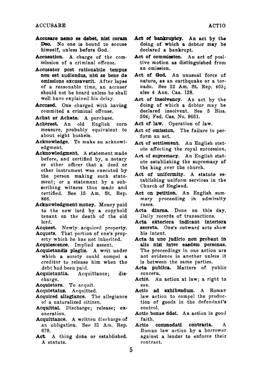A Law Dictionary of Words, Terms, Abbreviations and Phrases which are . | James Arthur Ballentine