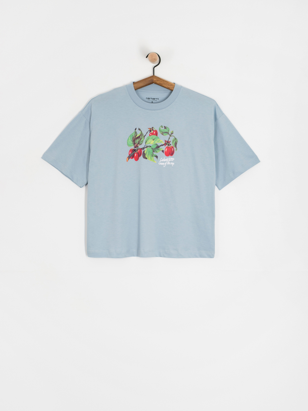 Футболка Carhartt WIP Cream Of The Crop Wmn голубая