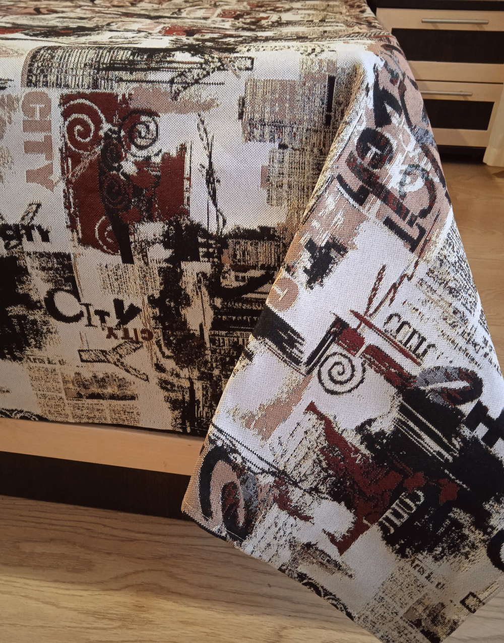 Покрывало гобеленовое Город 1,5 (150х200)