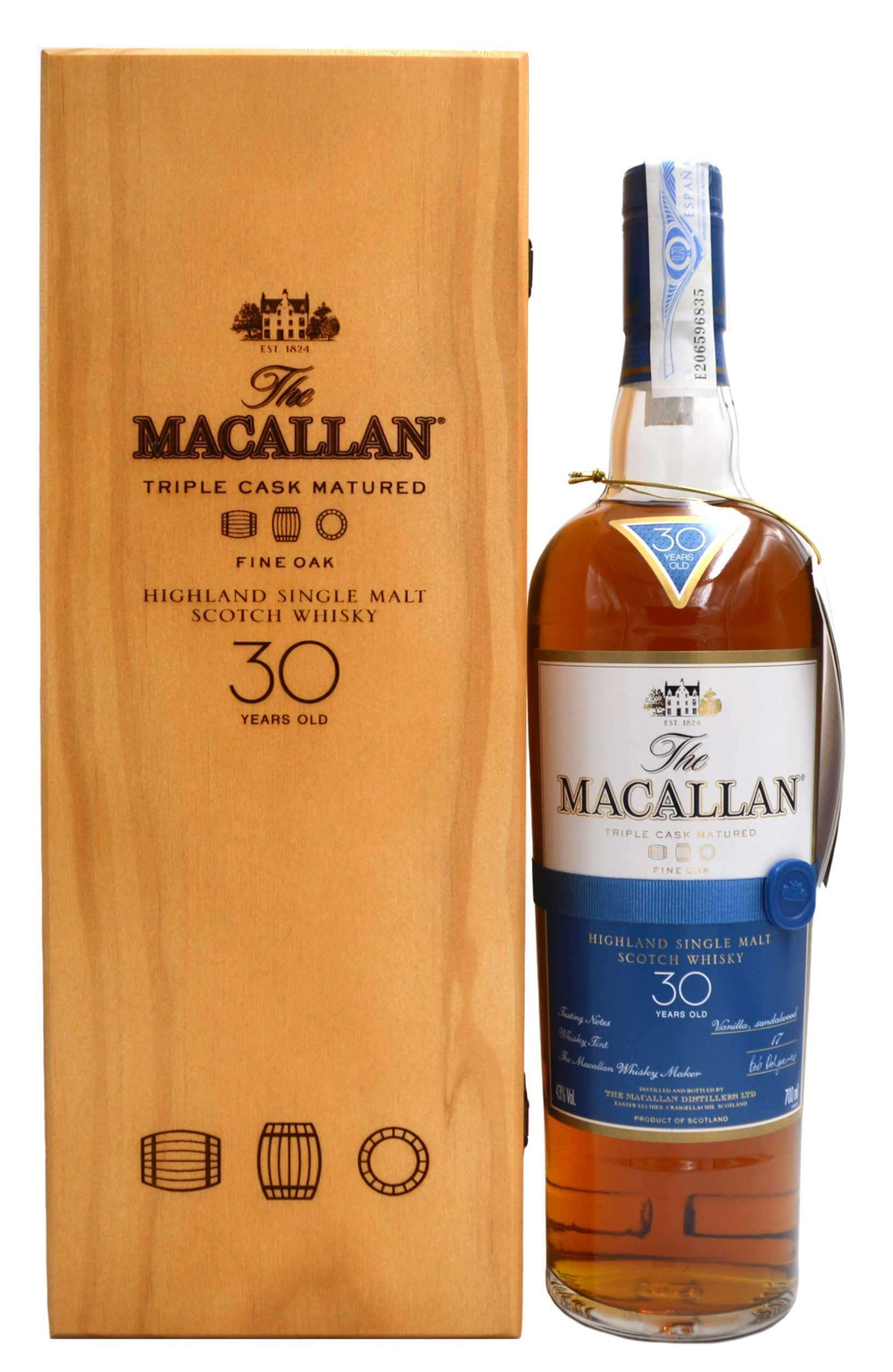 The Macallan 30 Y.O Triple Cask Matured 0.7 л.