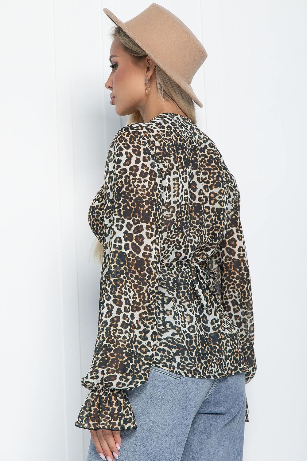 Блуза Инесса (коричневая) Б11164 LT Collection