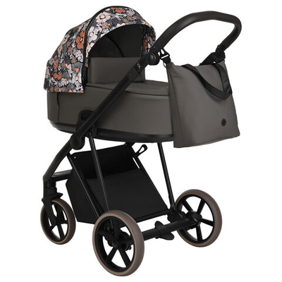 Детская коляска Roan Sol Flowers 2 в 1 RSF/5003 Forest Clearing/Black