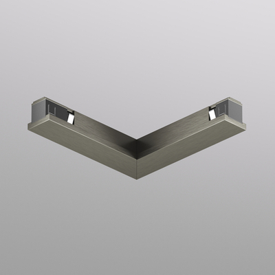 TR5723-DN Электрический коннектор для трека SHINE BASE 90° потолок-потолок, темный никель, алюминий