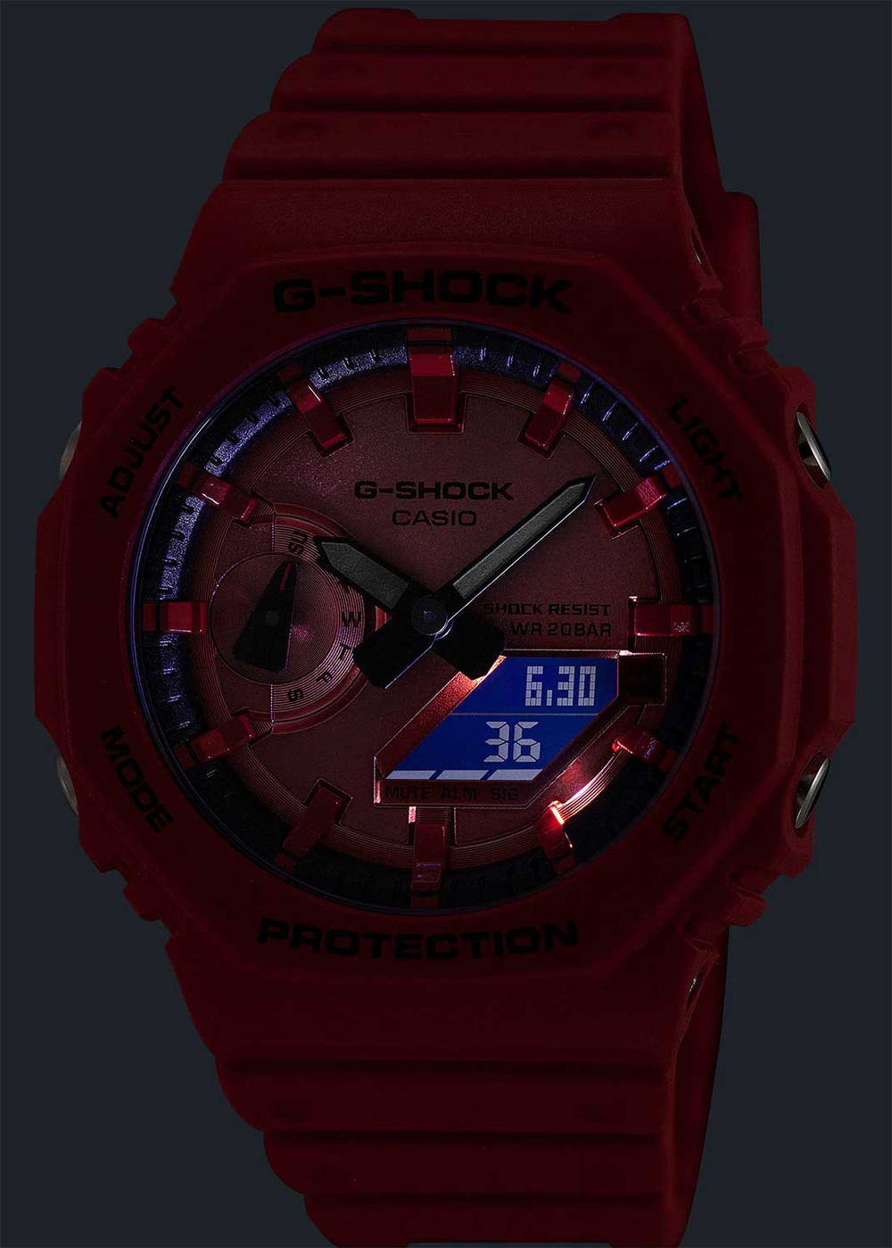 Часы Casio GA-2100RRB-4A