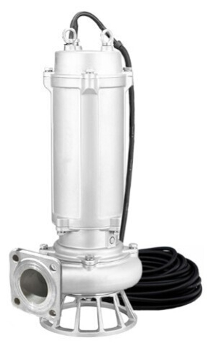 Насос погружной из нержавеющей стали марки AISI 304 для агрессивных, загрязненных и сточных жидкостей, бренд "Vodotok" модель 50WQ40-33-7.5-SV