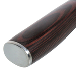 Нож кухонный Daniks, Classic G10, сантоку, нерж сталь, 18 см, рук дерев, Y4-8913