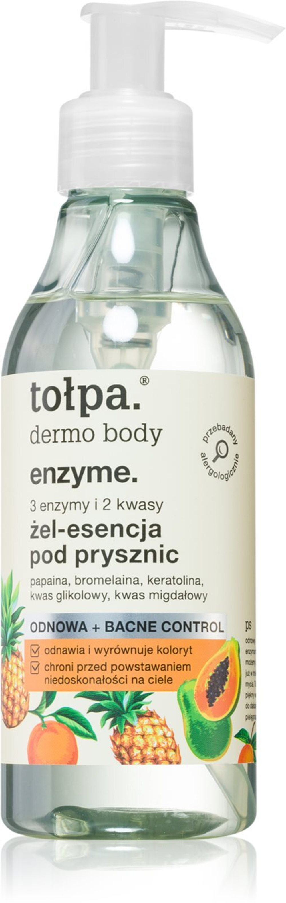 Tołpa Dermo Body Enzyme - отшелушивающий гель для душа /   195  ml  / GTIN 5903900962230
