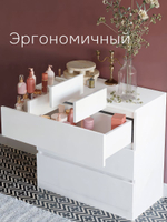 Комод для одежды Марм с ящиками, белый