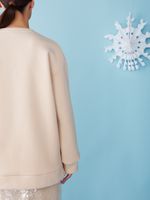 СВИТШОТ NOT IN THE MOOD PASTEL BEIGE