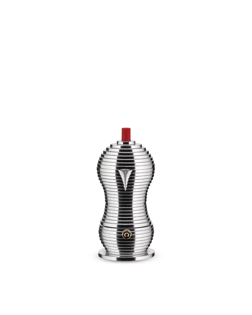 Alessi - Алюминиевая Турка кофеварка  Pulcina на 6 чашек. (индукция) / артикул   MDL02/6RFM  / GTIN 8003299412679
