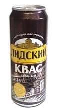 Белорусский квас Лидский &quot;Темный&quot; 0,45л. ж/б - купить не дорого в Москве