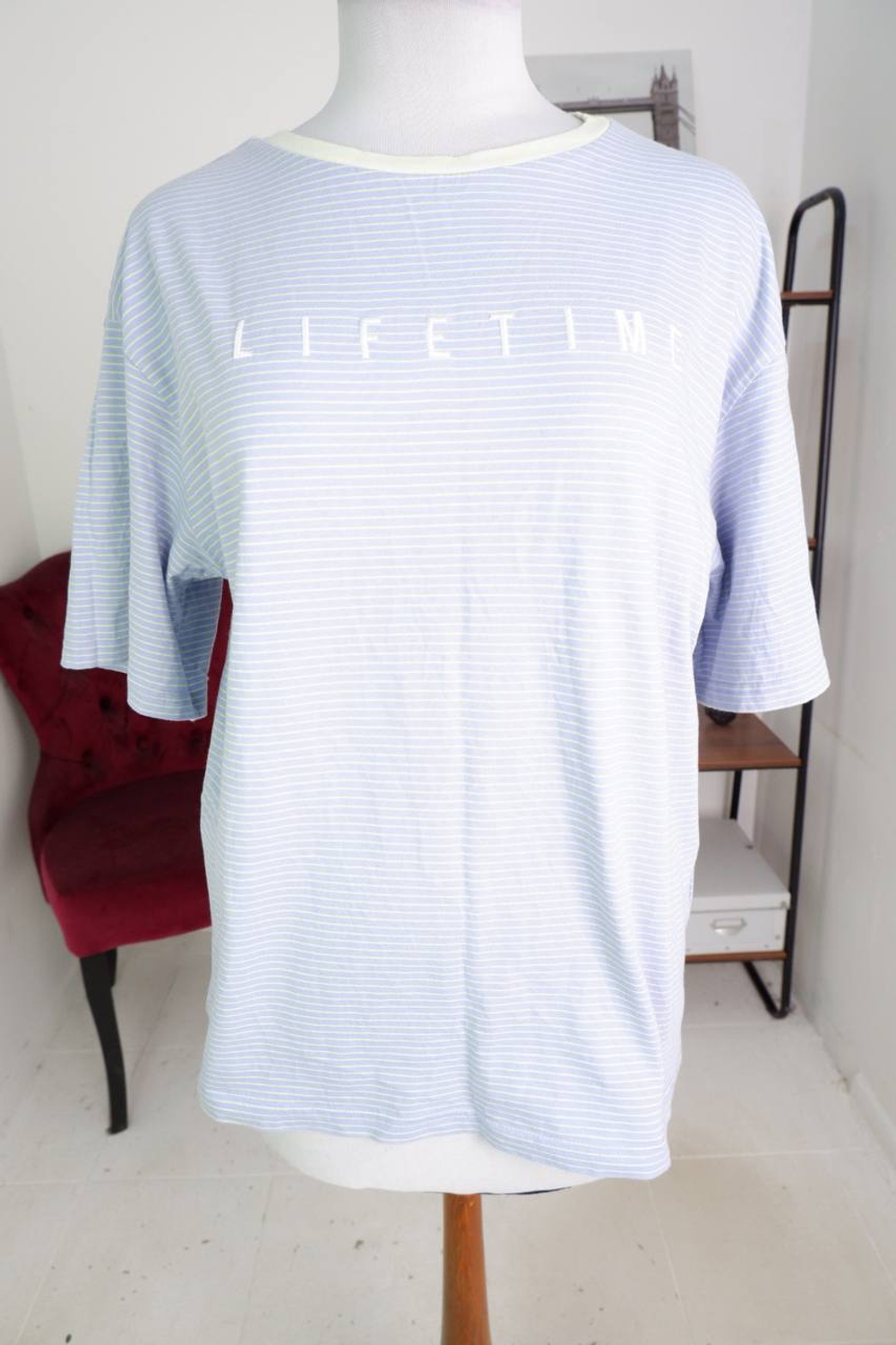 Футболка Gloria Jeans в полоску, маркировка L, визуально 48 размер