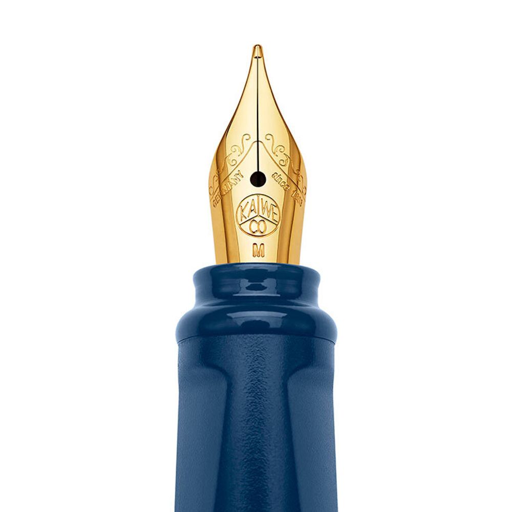 Перьевая ручка Moleskine Kaweco синяя с пером M (KAWFOUNTPENMBLUE) 5