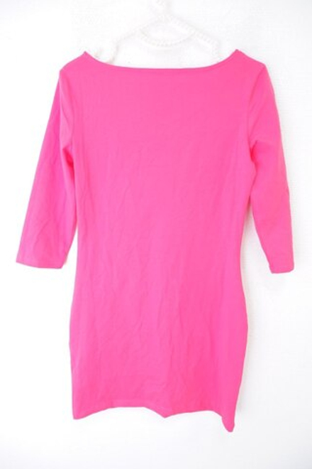 Платье Oodji ярко-розовое 44 размер