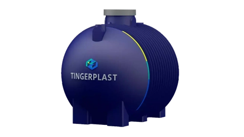 Подземно-наземная ёмкость 10 м3 (PT 10) Тингард 10000 л. горизонтальный (3070x2400x2590см;500кг;синяя) - арт.553988