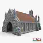 Надувной парк ужасов «Врата в мрак», 18×9×7 м