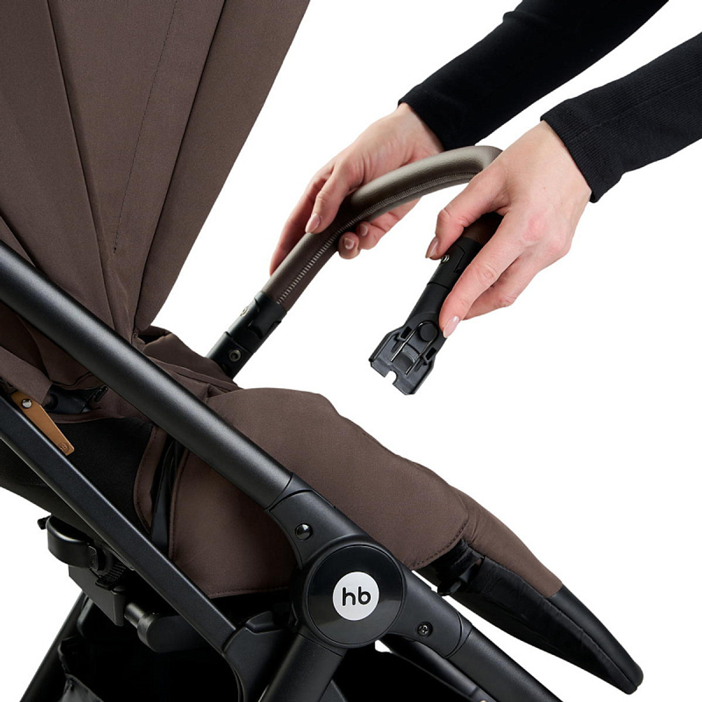 Детская прогулочная коляска Happy Baby Luna 360 dark brown