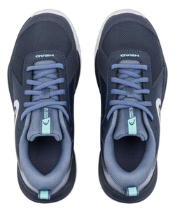 Детские теннисные кроссовки Head Sprint Court 4.0 - blueberry/teal