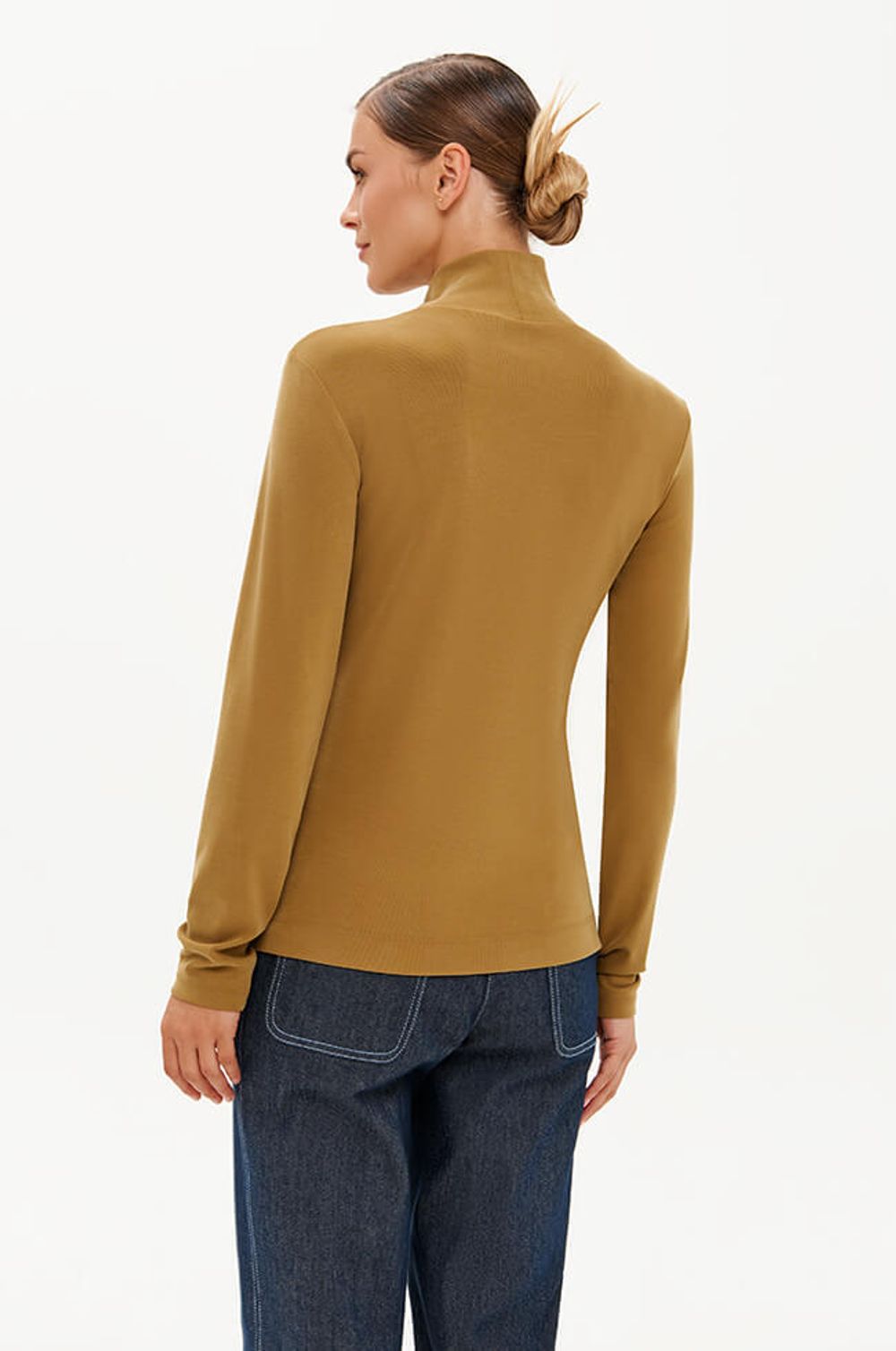 23340 Водолазка женская (оливковый)