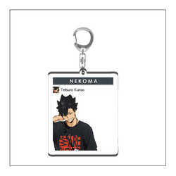 Брелок квадратный "Волейбол / Haikyu!!"