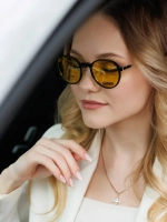 Модная оправа для очков с накладкой 4в1