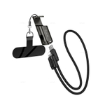 Hoco X126 Experto PD30W зарядный дата кабель ремешок Lightning (L=0.35M) (metal grey)
