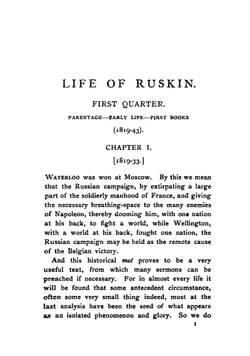 Life of John Ruskin | Ashmore Wingate