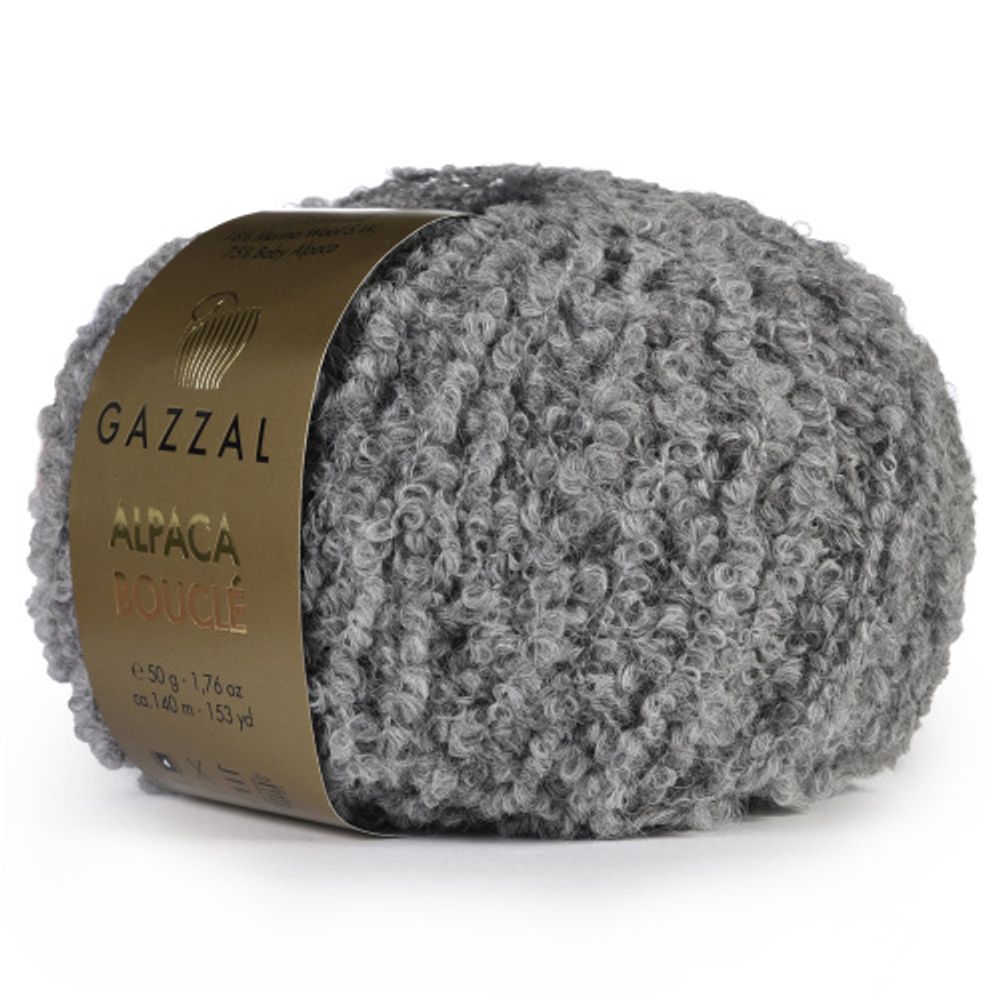 Пряжа Gazzal Alpaca Boucle (129)