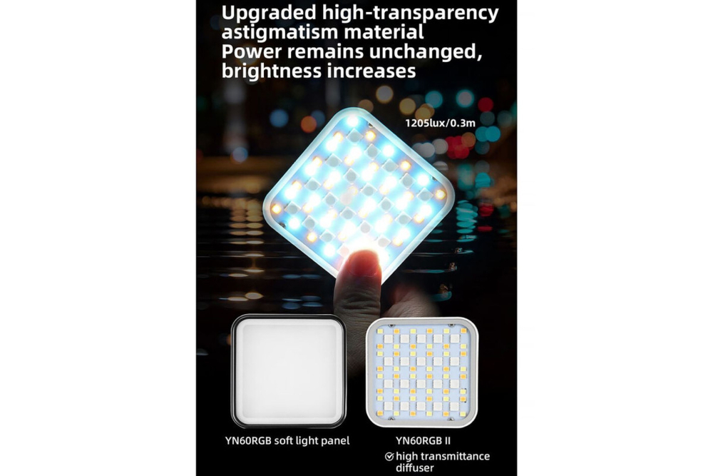 Светодиодный осветитель Yongnuo YN60RGB II Black