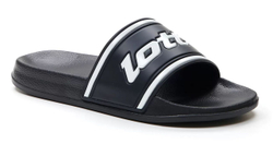 Сланцы Lotto Midway Slide - all black//all white