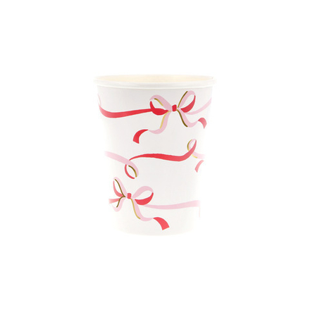 Стаканы "Красные бантики" 8 шт. (2025)