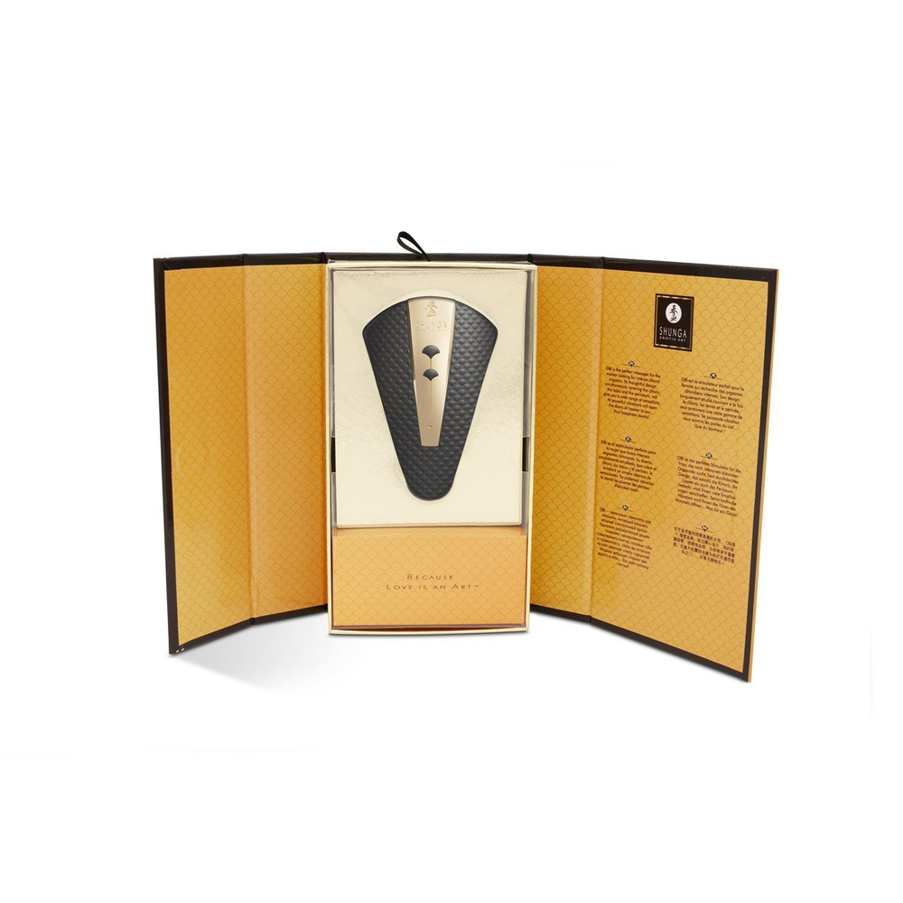 OBI Вибростимулятор клитора и промежности, чёрный