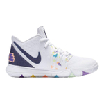 Big boy Nike Kyrie 5 Owen 5 "Have a Nike Day" actual combat non-slip shock absorption wear-resistant mid-top basketball shoes white color stitching