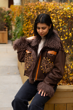 Дублёнка Roberta Biagi