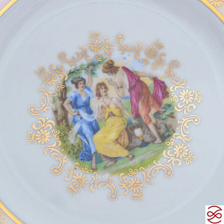 Набор тарелок Repast Мадонна перламутр Мария-тереза 18 предметов