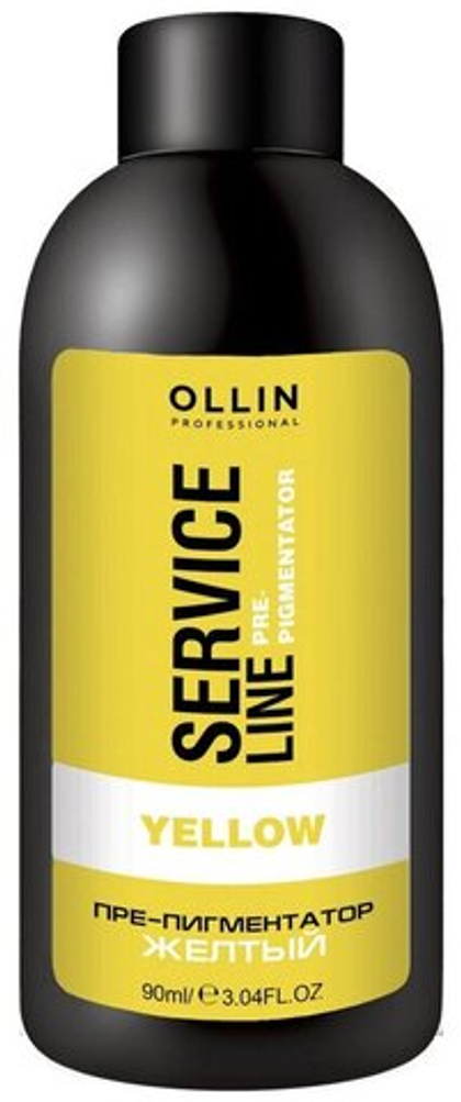 OLLIN SERVICE LINE Флюид-препигментатор желтый 90мл/ Yellow Fluid-Pre-Color
