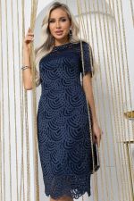 Платье Бритни (темно-синее) П12221-29 LT Collection