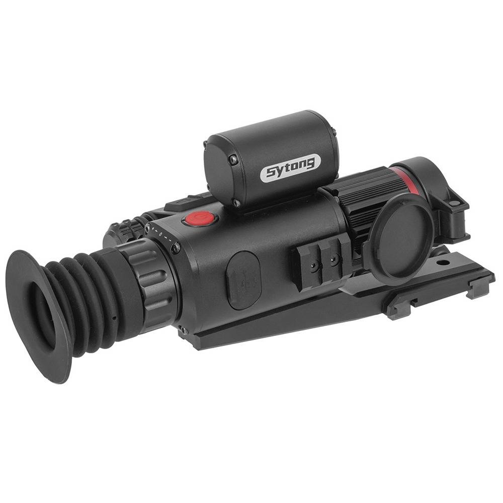 Прицел Sytong HT-70LRF 5-20, день/ночь, лазерный дальномер до 800м, на Picatinny, сенсор CMOS 1920x1080, дисплей AMOLED 1024x768px, ИК фонарь 940нм, ЛЦУ, поддержка MicroSD до 128Гб, фото/видео, Wi-Fi, АКБ 18650 с плоским контактом без защиты до 6ч, I