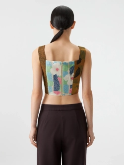 Бюстье пэчворк с пайетками OLA OLA