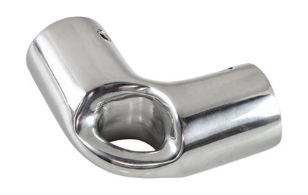 Колено леера 7/8" (22,2 мм), 90 град с петлей