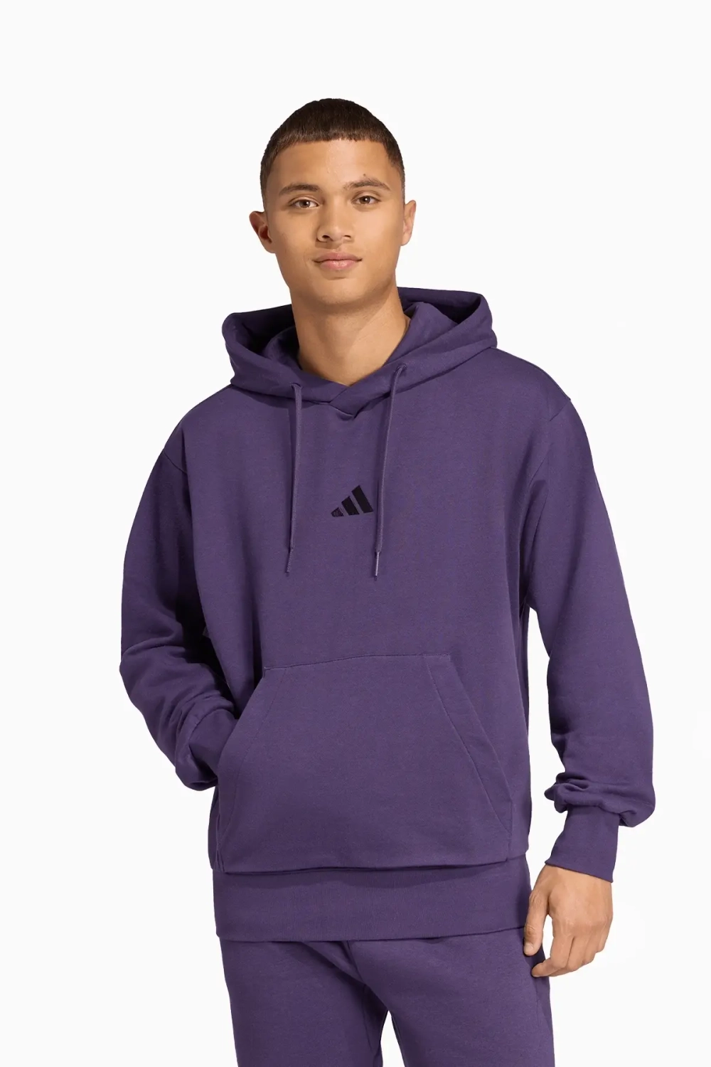 Кофта adidas Essentials Feelcozy Fleece - фиолетовый