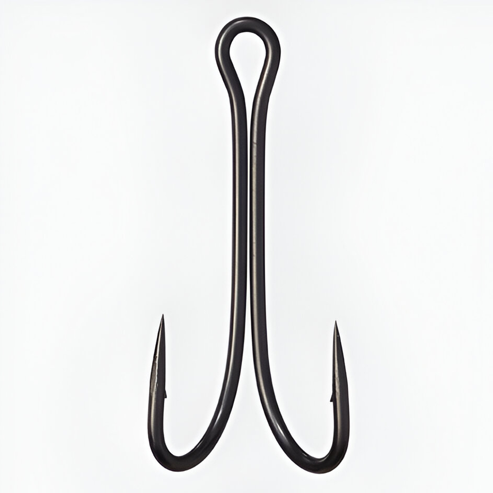 Крючок Двойник VanFook DW-42 Stealth Black