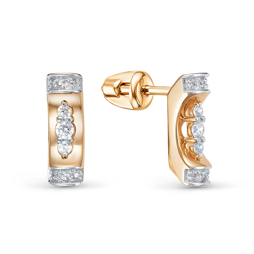 Серьги из золота 585 пробы