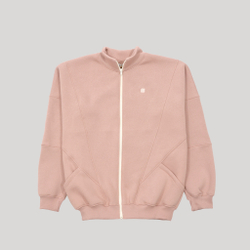 Zip-Up Sweatshirt Adobe Rose